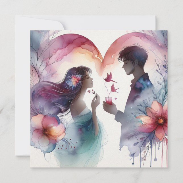 Alla hjärtans dag Kärlek-kort Kort (Framsida)