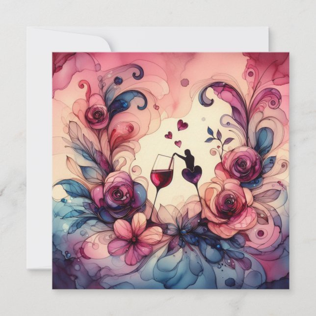 Alla hjärtans dag Kärlek-kort Kort (Framsida)