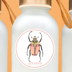 Alla hjärtans dag, Kärlek Kryp Sticker Klistermärken