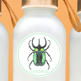 Alla hjärtans dag, Kärlek Kryp Sticker Klistermärken