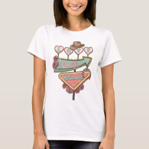 Alla hjärtans dag Kärlek Lodge T Shirt