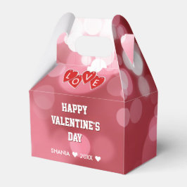 Alla hjärtans dag Kärlek Red Hearts Presentaskar