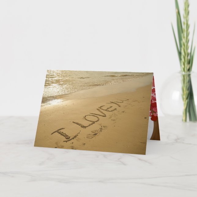 Alla hjärtans dag Kärlek Romantic Destiny's's Helgkort (Framsida)