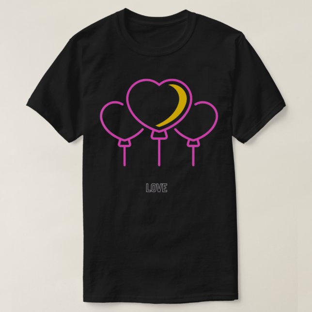 Alla hjärtans dag Kärlek T Shirt (Design framsida)