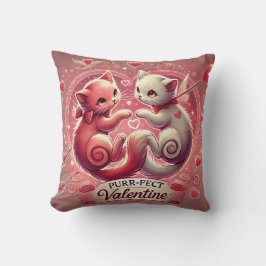 Alla hjärtans dag Kat Lover Pillow Kudde