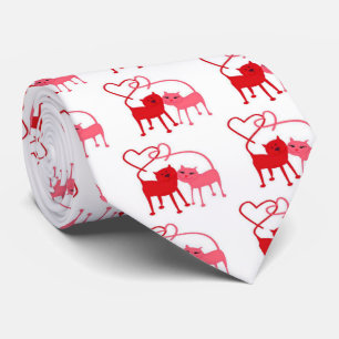 Alla hjärtans dag Katt - Valentine Neck Tie Slips