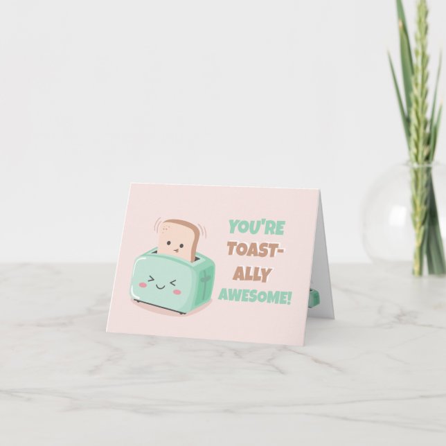 Alla hjärtans dag Kawaii Fantastisk-kort Tack Kort (Framsida)