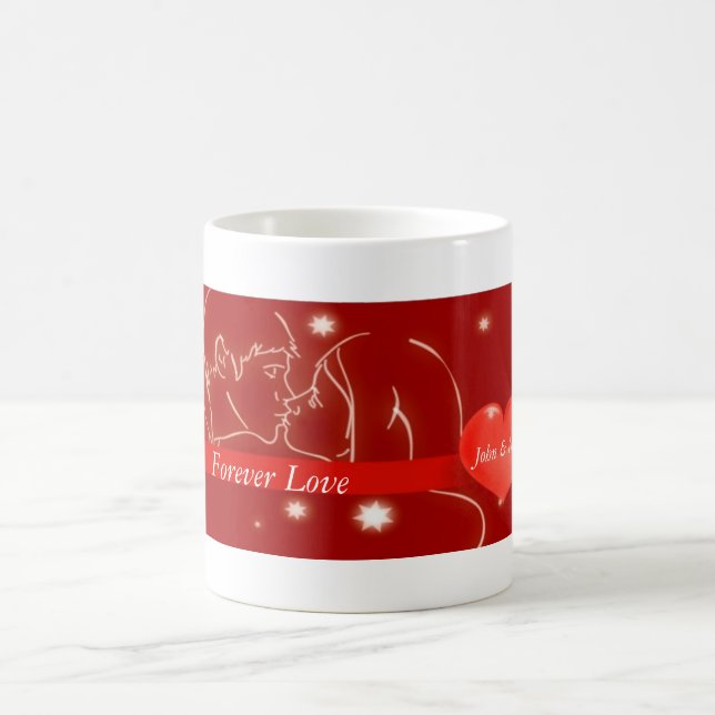 Alla hjärtans dag Kiss Kaffemugg (Center)