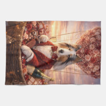 Alla hjärtans dag kökshandduk