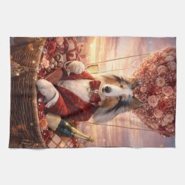 Alla hjärtans dag kökshandduk