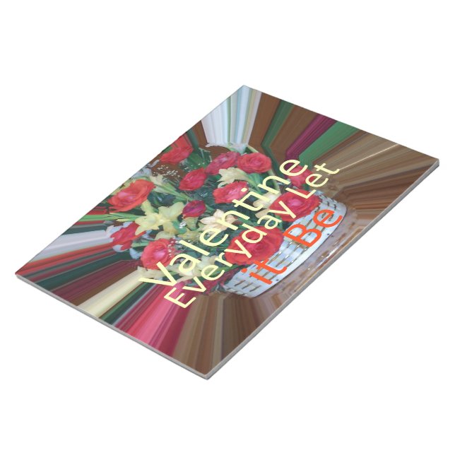 Alla hjärtans dag-konst Skriv ut Anteckningsblock (Vinklad)