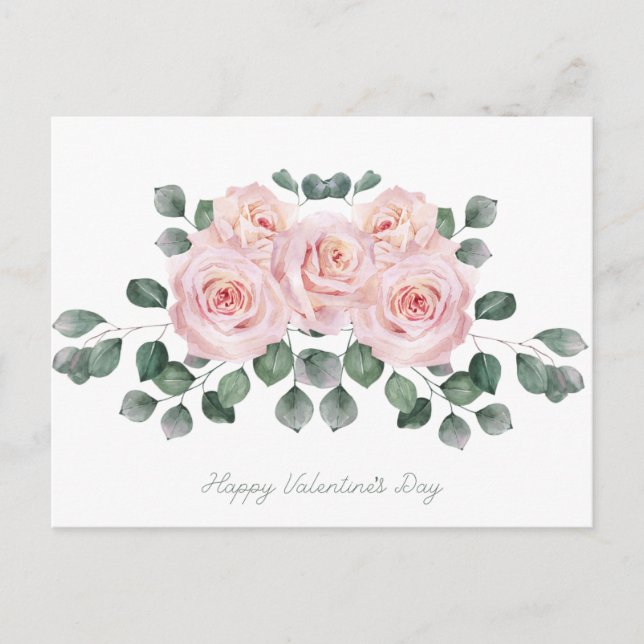 Alla hjärtans dag-kort "Glad Alla hjärtans dag" Vykort (Framsida)