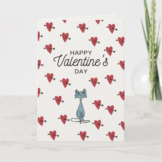 Alla hjärtans dag-kort helgkort (Framsida)