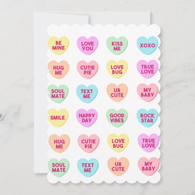 Alla hjärtans dag-kort julkort (Framsida)