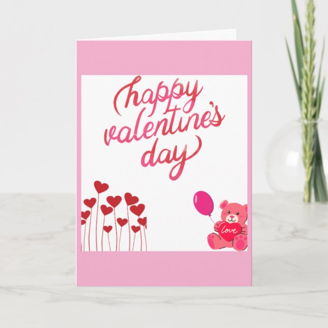 Alla hjärtans dag-kort kort (Framsida)