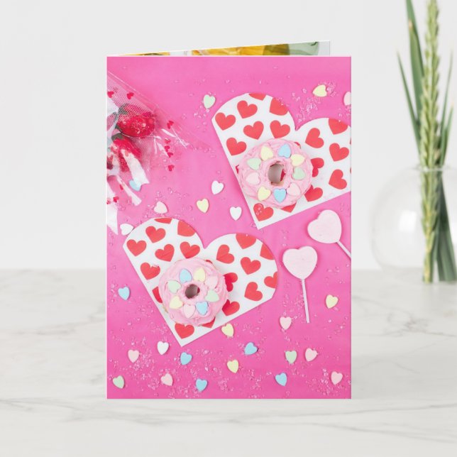 Alla hjärtans dag-kort tack kort (Framsida)