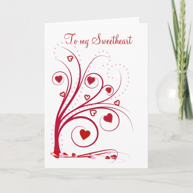 Alla hjärtans dag kort till min älskling (Framsida)