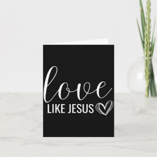 Alla hjärtans dag kristen kärlek som Jesus Kort