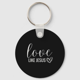 Alla hjärtans dag kristen kärlek som Jesus Nyckelring