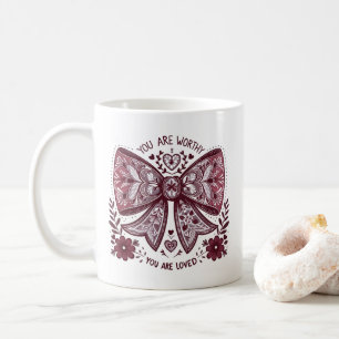 Alla hjärtans dag Kristna.. Du är Worthy Coquette Kaffemugg