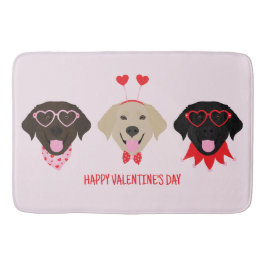 Alla hjärtans dag Labrador Retriever Hundar Badrumsmatta