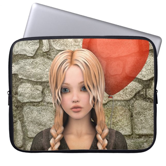 Alla hjärtans dag laptop sleeve (Framsidan)