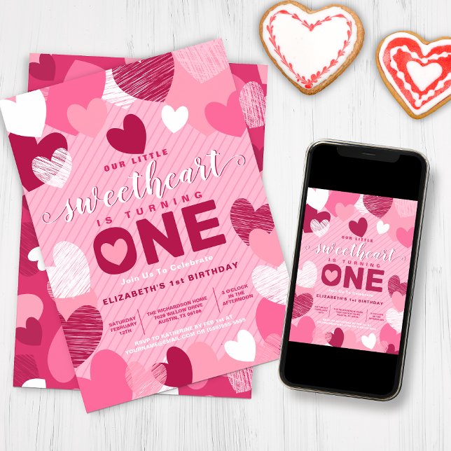 Alla hjärtans dag, lilla Rosan Inbjudningar (Skapare uppladdad)