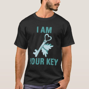 Alla hjärtans dag Lock och Nyckel Manar Women Make T Shirt