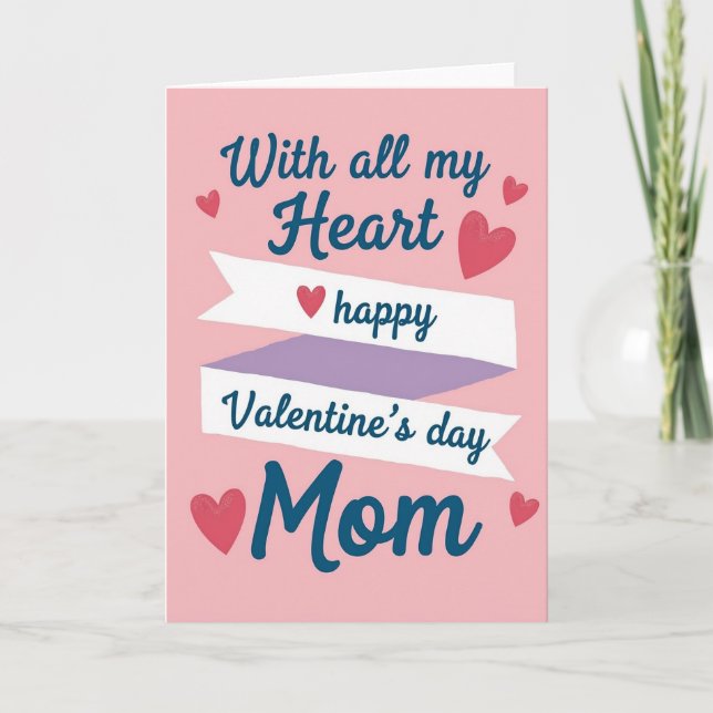 Alla hjärtans dag Mamma-kort Kort (Framsida)