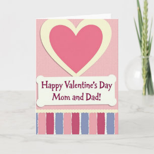 Alla hjärtans dag Mamma Och Pappa Kort