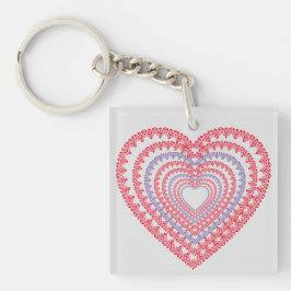 Alla hjärtans dag Mandala Heart-Flytta-meddelande