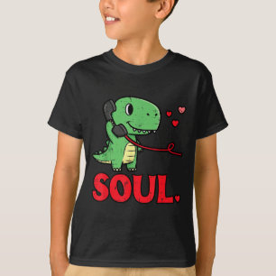 Alla hjärtans dag Matchande själsfränder Själsdino T Shirt