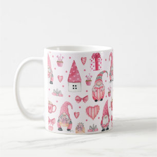 Alla hjärtans dag med hjärtan kaffemugg