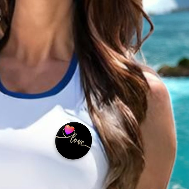 Alla hjärtans dag med kanariefågel knapp (Skapare uppladdad)