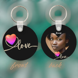 Alla hjärtans dag med kanariefågel nyckelring