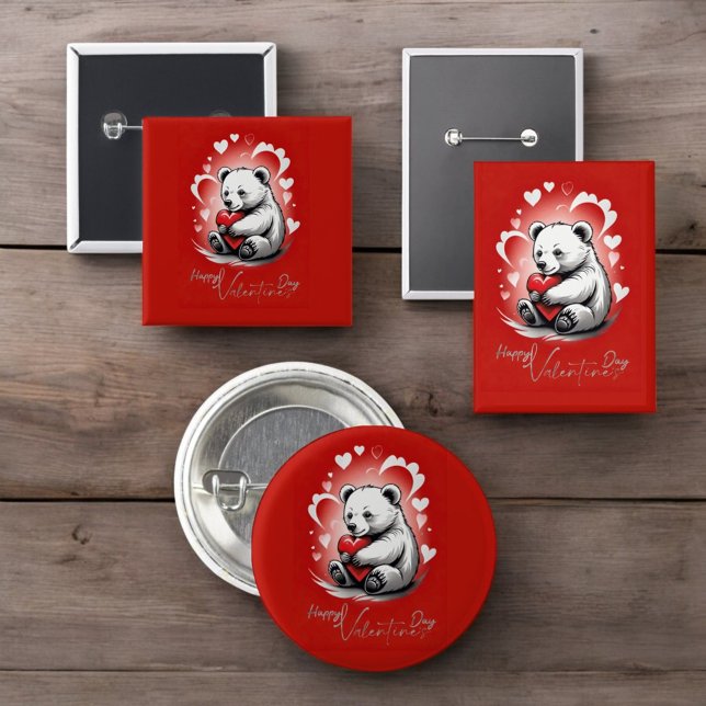 Alla hjärtans dag med Rikens Nalle Knapp (Skapare uppladdad)