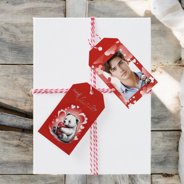 Alla hjärtans dag med Rikens Nalle Presentetikett (Skapare uppladdad)