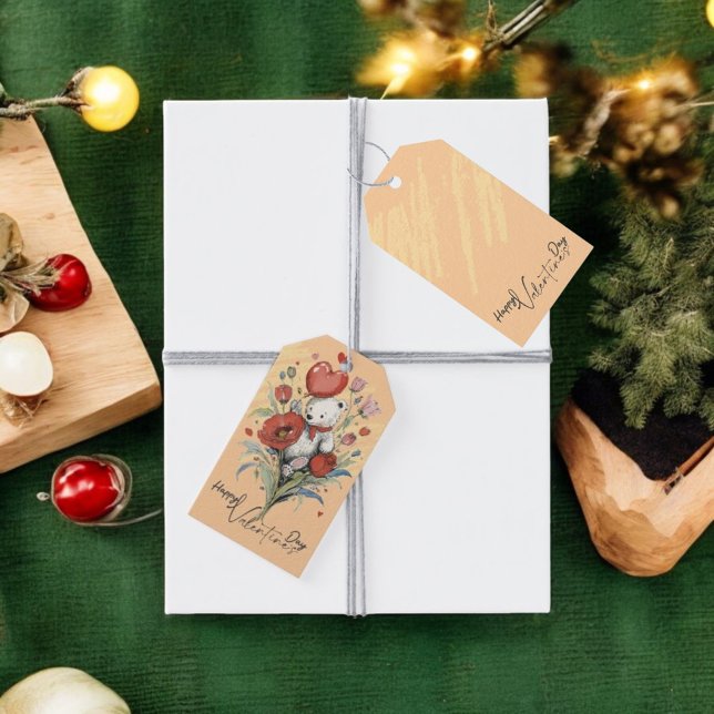 Alla hjärtans dag med Rikens Nalle Presentetikett (Skapare uppladdad)