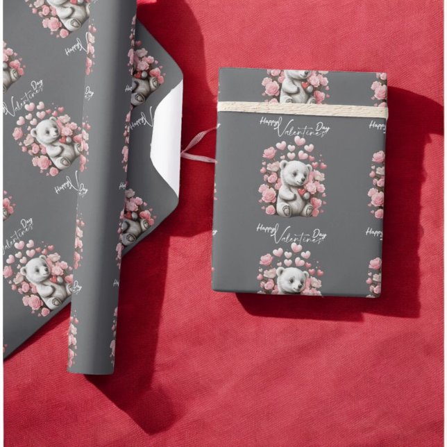 Alla hjärtans dag med Rikens Nalle Presentpapper (Skapare uppladdad)