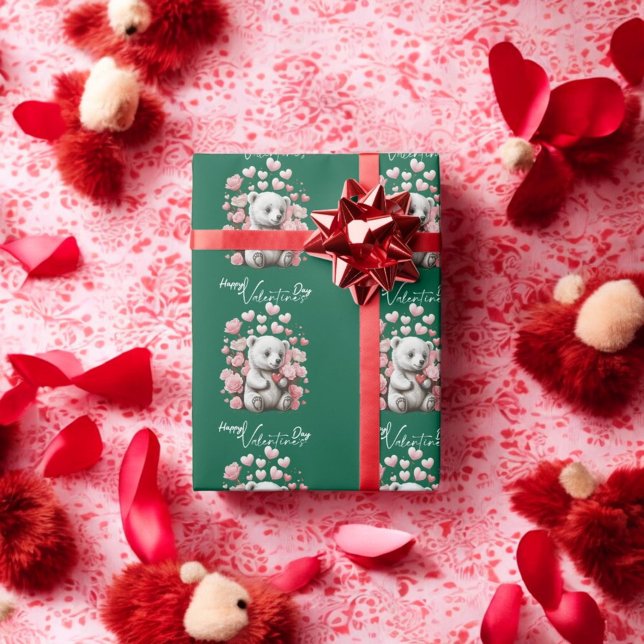 Alla hjärtans dag med Rikens Nalle Presentpapper (Skapare uppladdad)