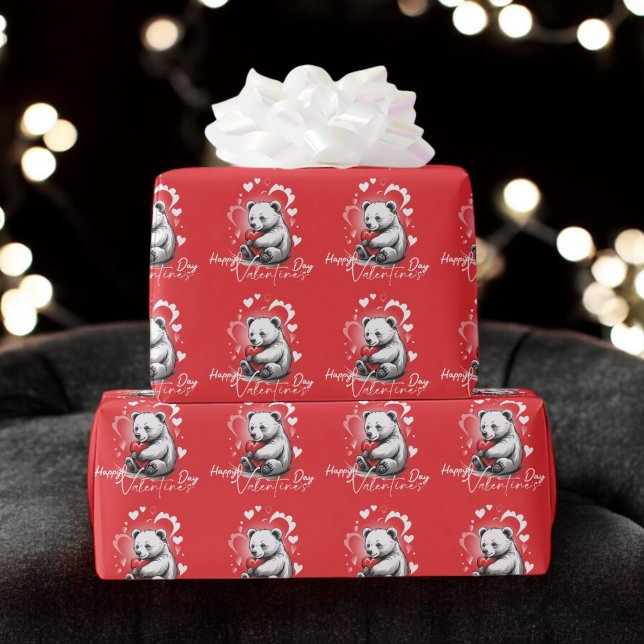 Alla hjärtans dag med Rikens Nalle Presentpapper (Skapare uppladdad)