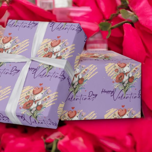 Alla hjärtans dag med Rikens Nalle Presentpapper (Skapare uppladdad)