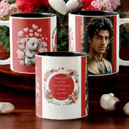 Alla hjärtans dag med Rikens Nalle Två-Tonad Mugg