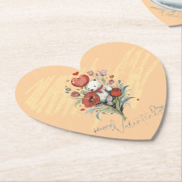 Alla hjärtans dag med Rikens Nalle Underlägg Papper