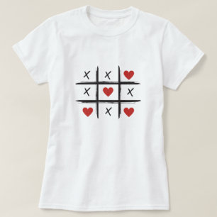 Alla hjärtans dag med tå och tå, kyssar t shirt