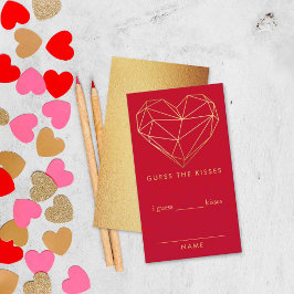 Alla hjärtans dag Möhippa hur många Kisses-spel Tilläggskort