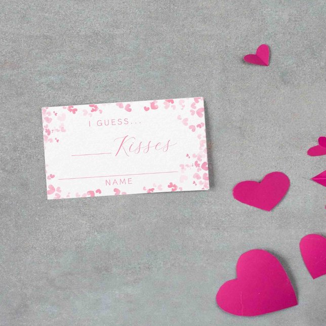 Alla hjärtans dag Möhippa hur många Kisses-spel Tilläggskort (Skapare uppladdad)