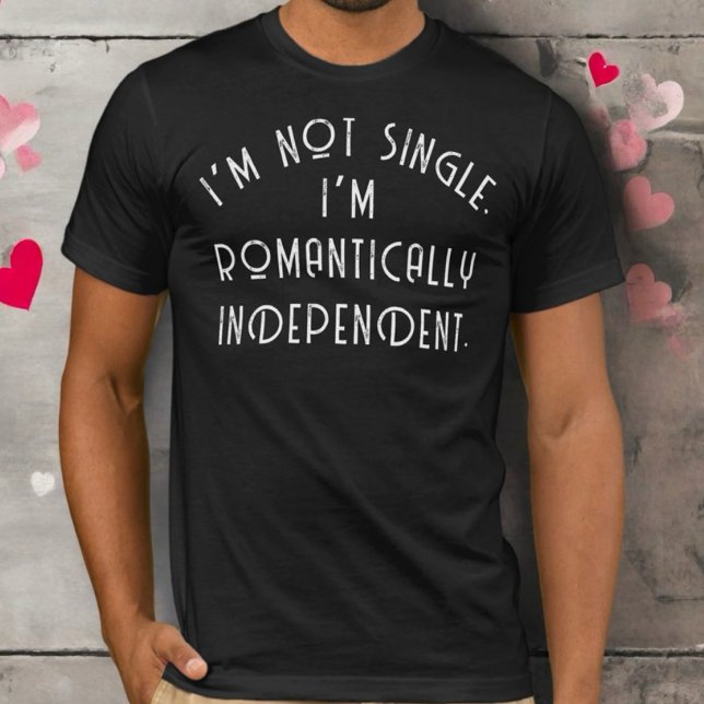Alla hjärtans dag-monogram - ett enda roligt citat t shirt (Skapare uppladdad)