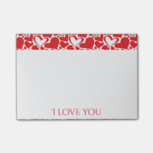 Alla hjärtans dag mönster med rött hjärta