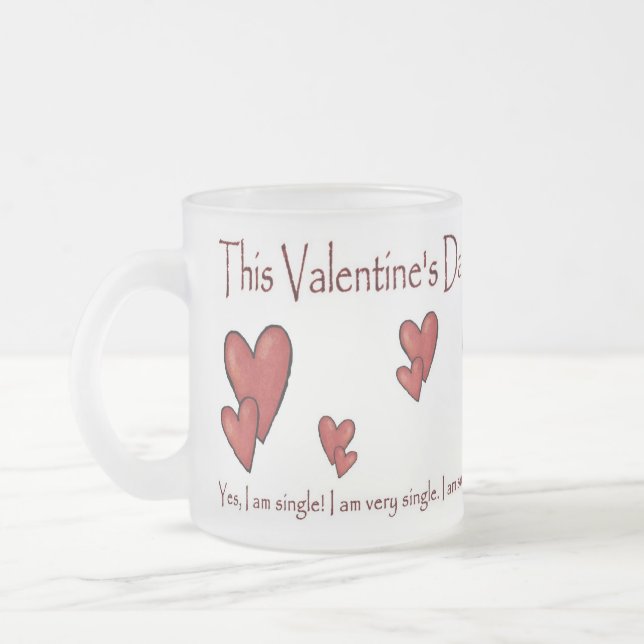 Alla hjärtans dag Mugg (4) - en person/människa (Vänster)